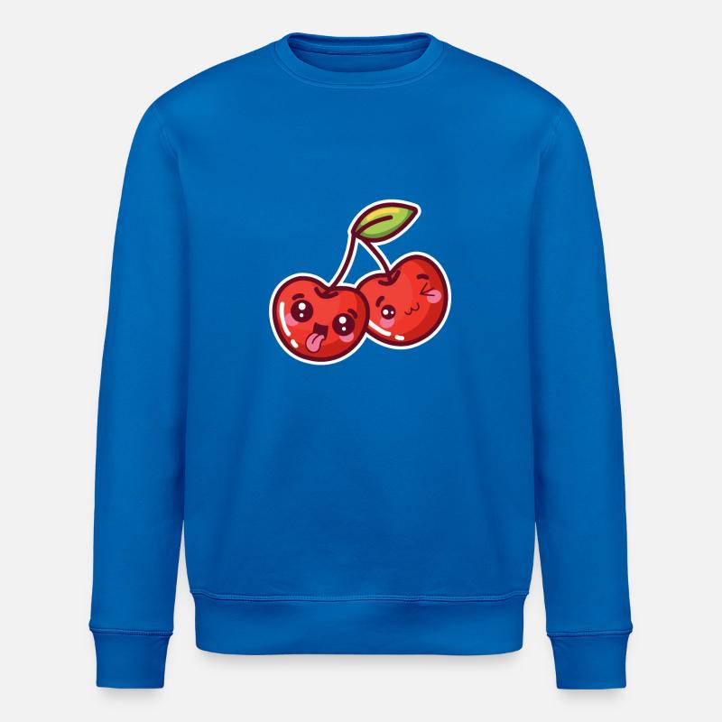 Cerise aigre - Sweat bio ROLLER Stanley/Stella Unisexe - bleu roi