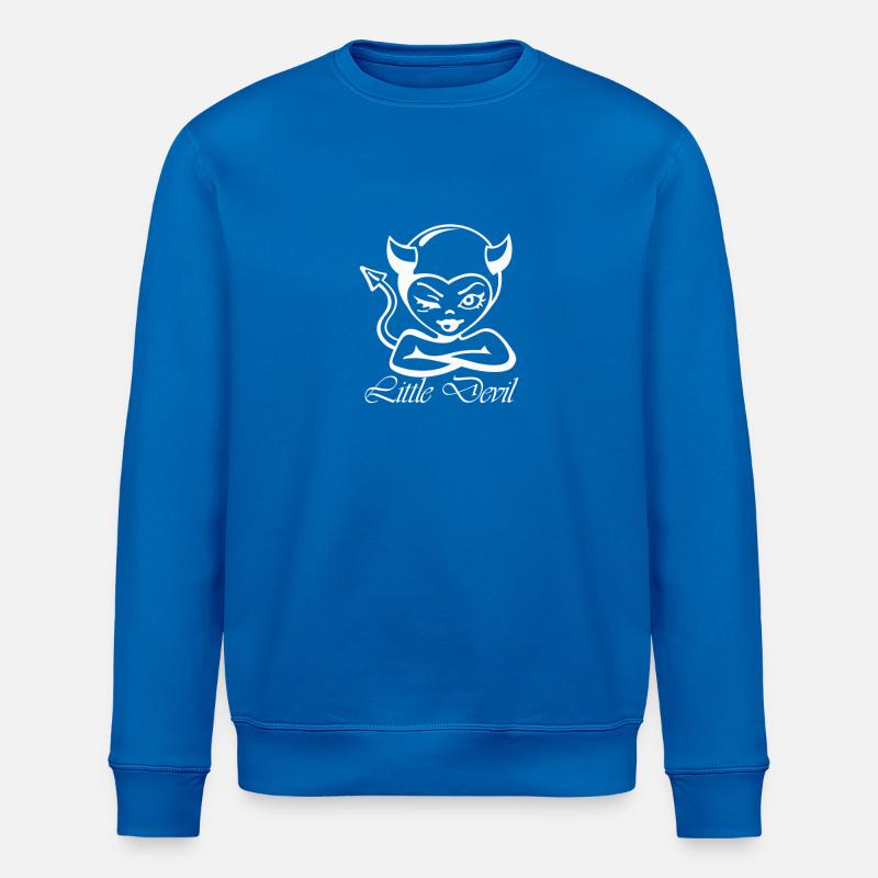 Little devil - Stanley/Stella ROLLER Unisex Organic Sweatshirt - royal blue