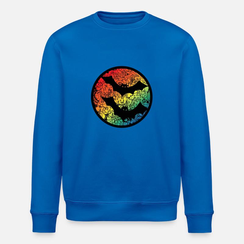 Bats Comic - Stanley/Stella ROLLER Unisex Organic Sweatshirt - royal blue