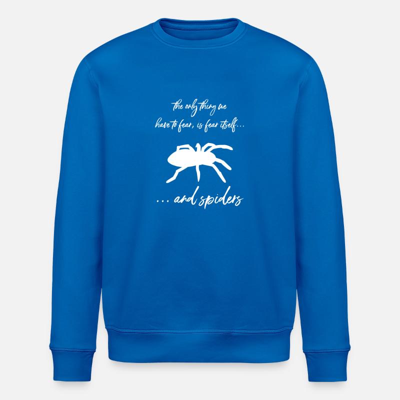 Araignée - Araignées - Araignée Propriétaire - Drôle - Sweat bio ROLLER Stanley/Stella Unisexe - bleu roi