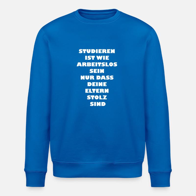 Adolescent drôle disant - Sweat bio ROLLER Stanley/Stella Unisexe - bleu roi