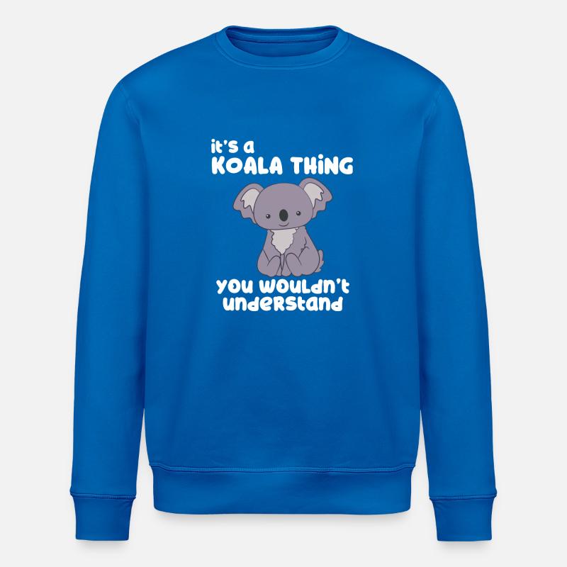 Koala - Koalas - T-shirt Koala - Cadeau - Sweat bio ROLLER Stanley/Stella Unisexe - bleu roi