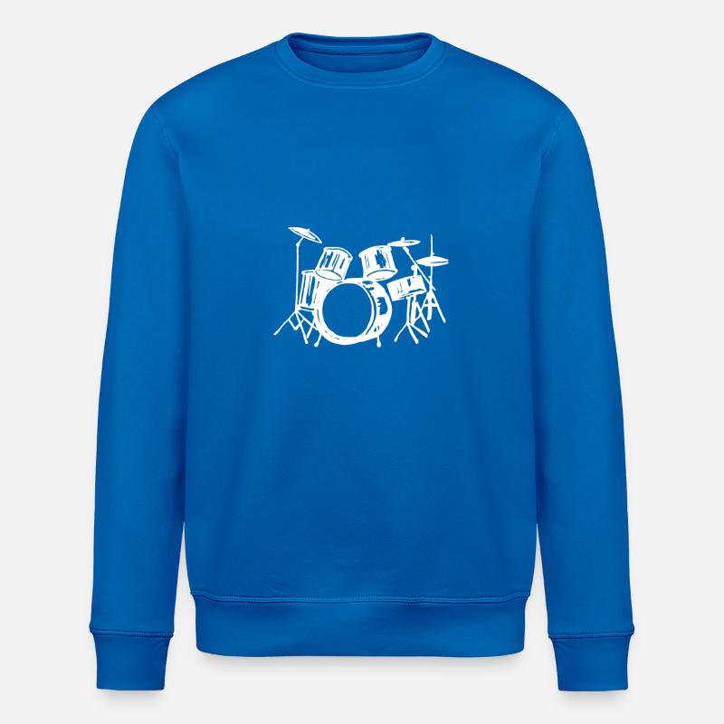 Schlagzeug - Stanley/Stella Unisex Bio-Sweatshirt ROLLER - Königsblau
