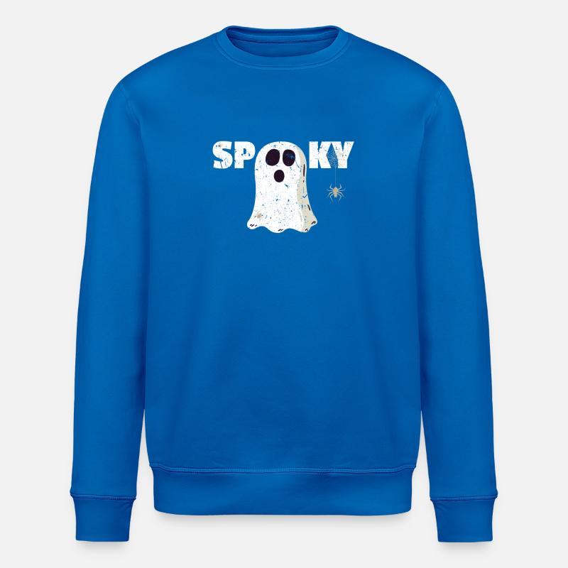 Ghosts - Spooky - Stanley/Stella Unisex Bio-Sweatshirt ROLLER - Königsblau