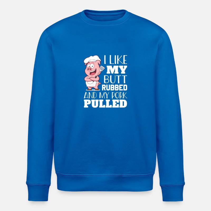 BBQ Grill Master BBQ Party - Stanley/Stella ROLLER Unisex Organic Sweatshirt - royal blue