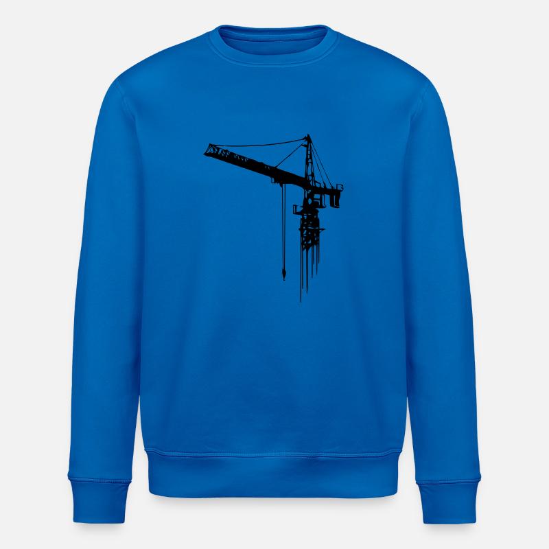 Turmdrehkran - Stanley/Stella Unisex Bio-Sweatshirt ROLLER - Königsblau