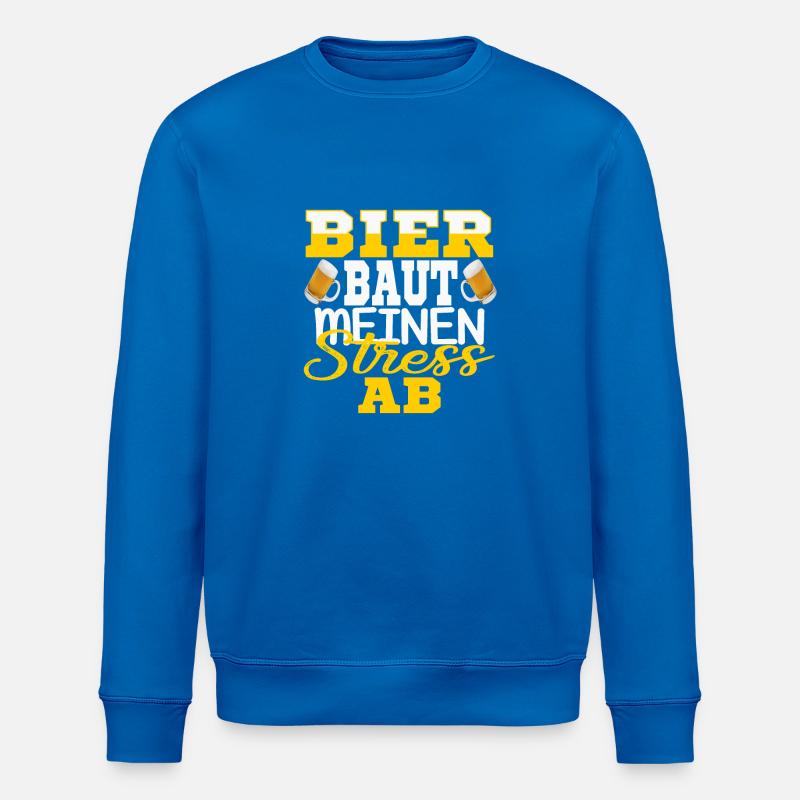 Biertrnker Bierzelt Biergarten Biertrinker kostüm - Stanley/Stella Unisex Bio-Sweatshirt ROLLER - Königsblau