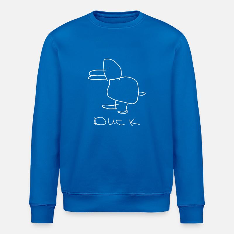 Canard - Sweat bio ROLLER Stanley/Stella Unisexe - bleu roi