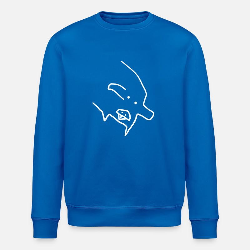 Cochon - Sweat bio ROLLER Stanley/Stella Unisexe - bleu roi