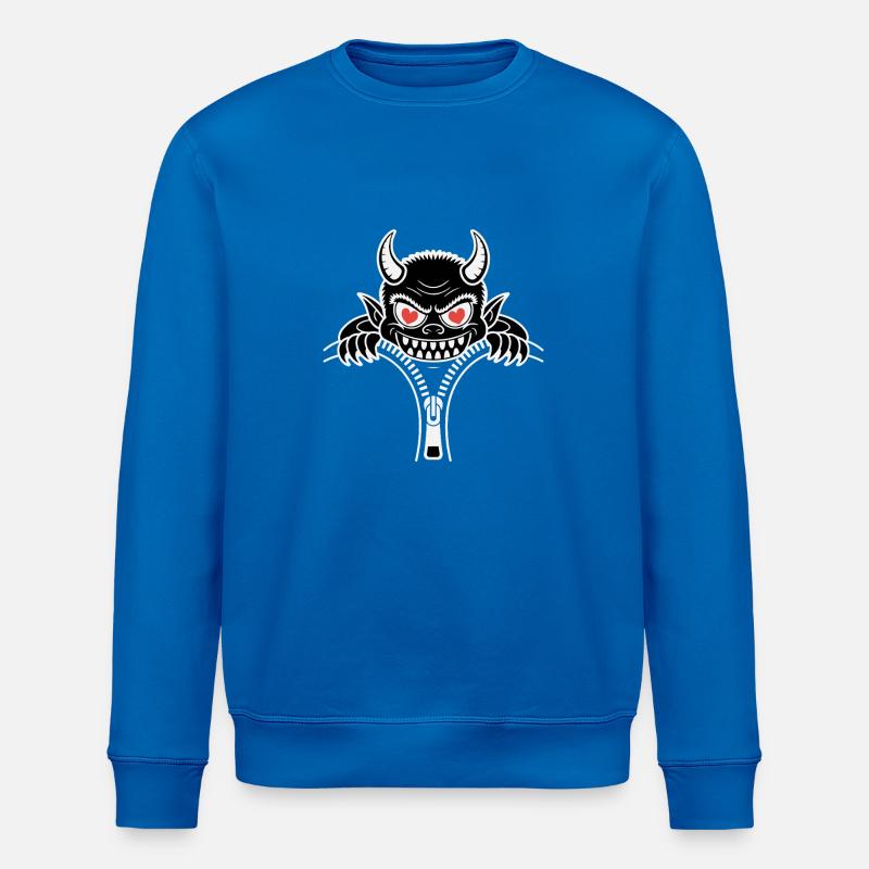 VIRUS - Sweat bio ROLLER Stanley/Stella Unisexe - bleu roi