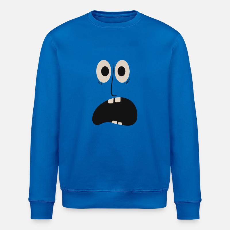 Oh merde - Sweat bio ROLLER Stanley/Stella Unisexe - bleu roi