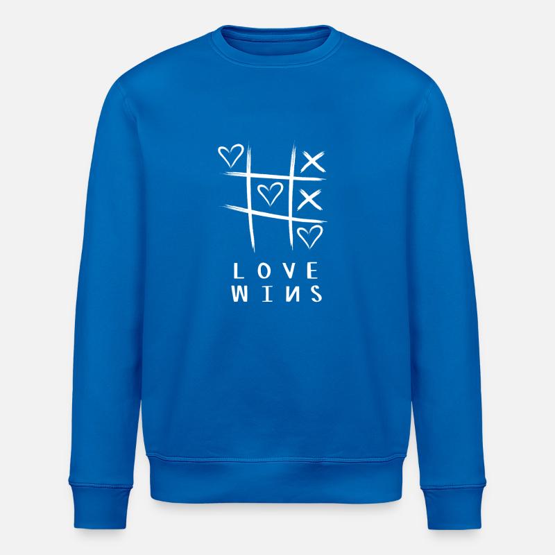 Love wins - Stanley/Stella Unisex Bio-Sweatshirt ROLLER - Königsblau