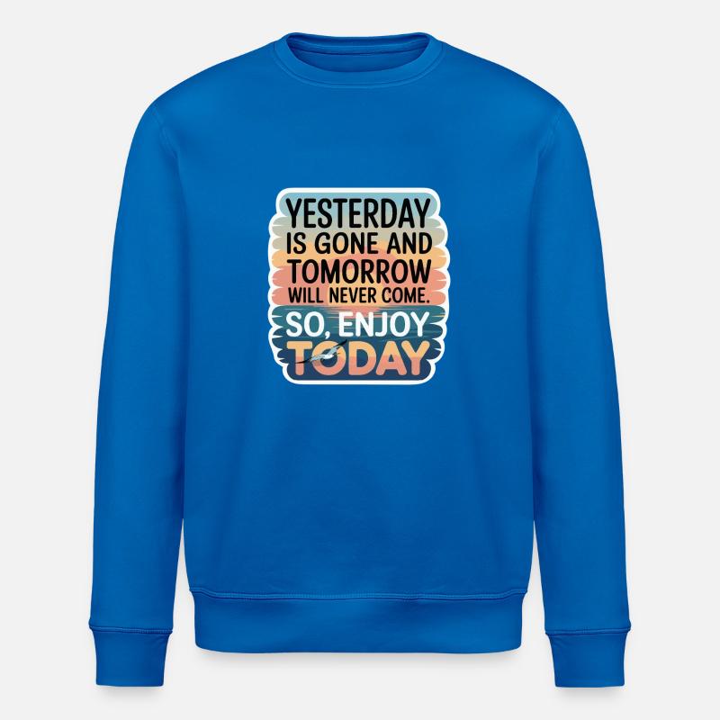 WEG UND MORGEN - Stanley/Stella Unisex Bio-Sweatshirt ROLLER - Königsblau