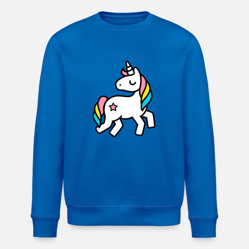 einhorn - Stanley/Stella Unisex Bio-Sweatshirt ROLLER - Königsblau