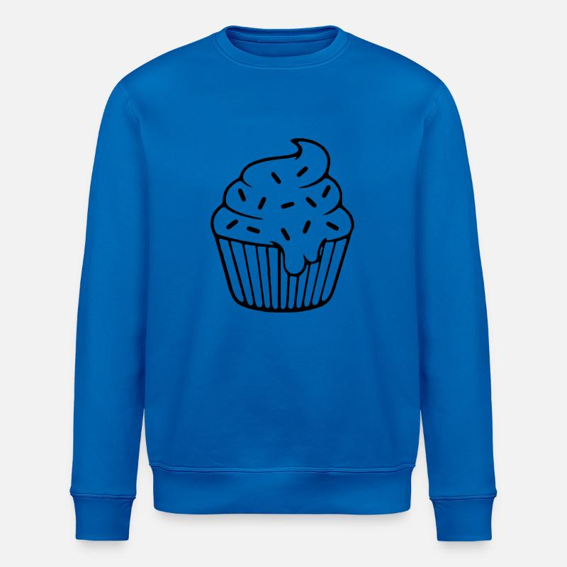 Cupcake - Stanley/Stella ROLLER Unisex Organic Sweatshirt - royal blue
