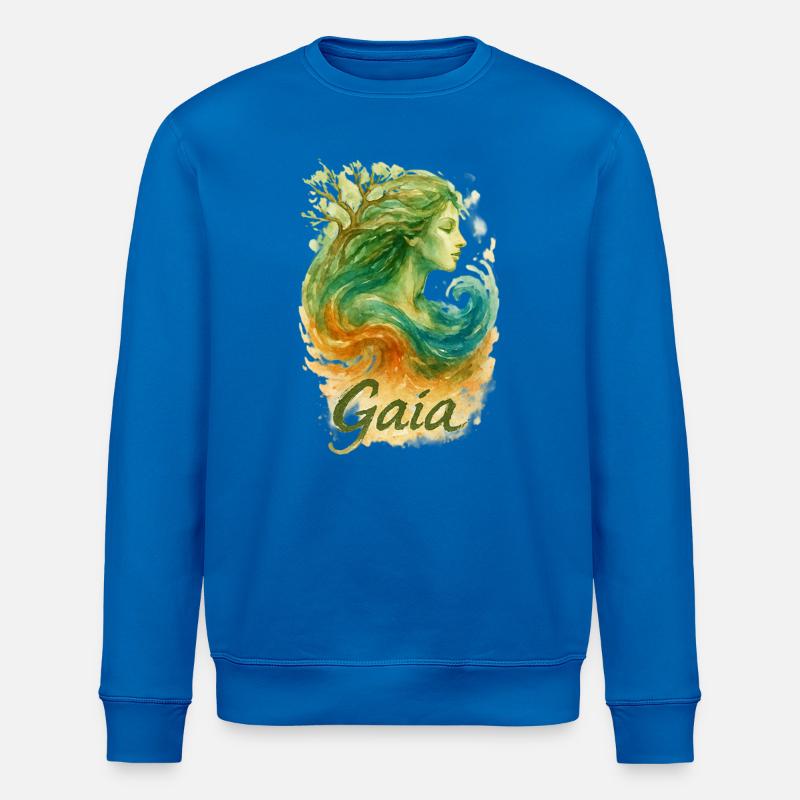 Gaia – Mutter Natur – Baum des Lebens - Stanley/Stella Unisex Bio-Sweatshirt ROLLER - Königsblau