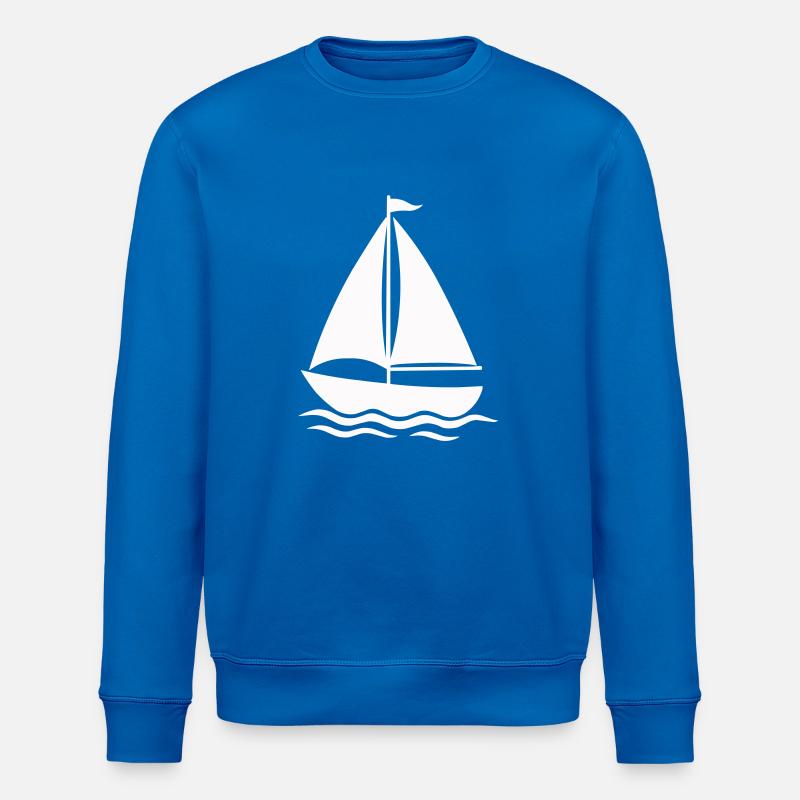 segelschiff - Stanley/Stella Unisex Bio-Sweatshirt ROLLER - Königsblau