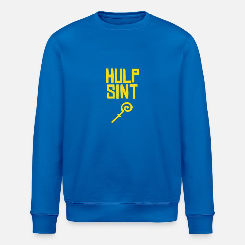 Hulp Sint Sinterklaas - Stanley/Stella ROLLER Unisex Organic Sweatshirt - royal blue