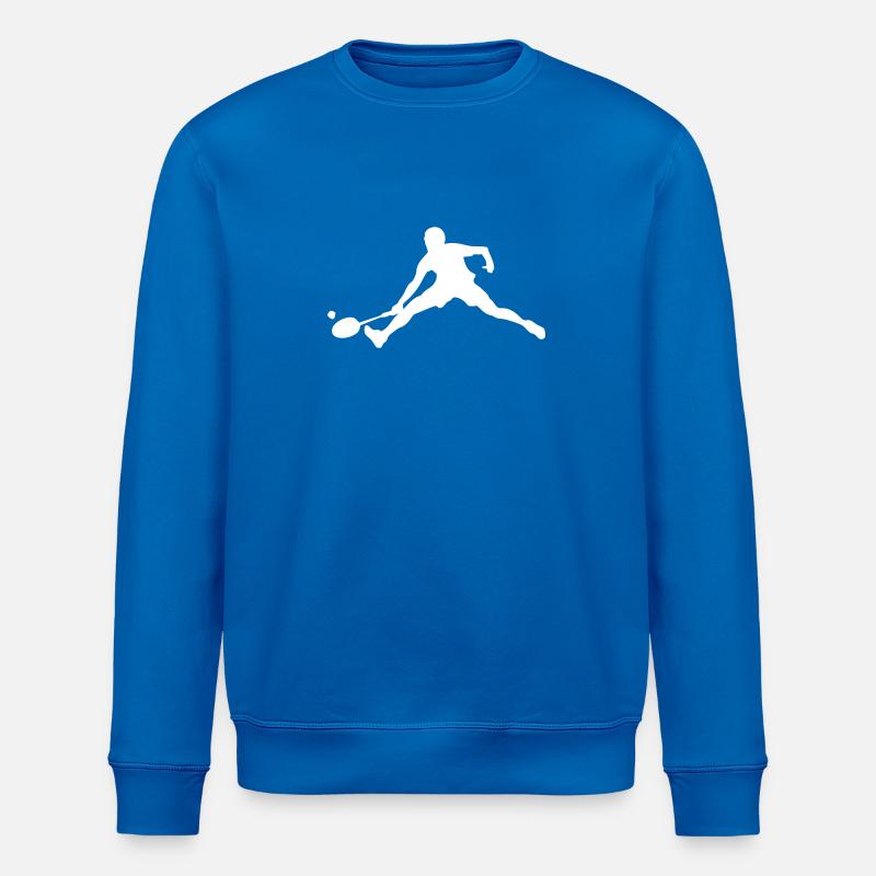 Logo Badmintonspieler player2 - Stanley/Stella Unisex Bio-Sweatshirt ROLLER - Königsblau