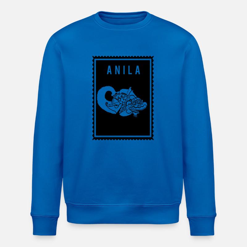 Anila - Wayang - Sweat bio ROLLER Stanley/Stella Unisexe - bleu roi