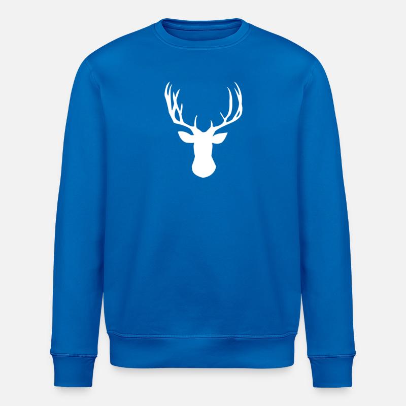 Hirsche - Stanley/Stella Unisex Bio-Sweatshirt ROLLER - Königsblau
