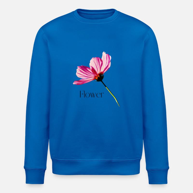 Fleur - Sweat bio ROLLER Stanley/Stella Unisexe - bleu roi