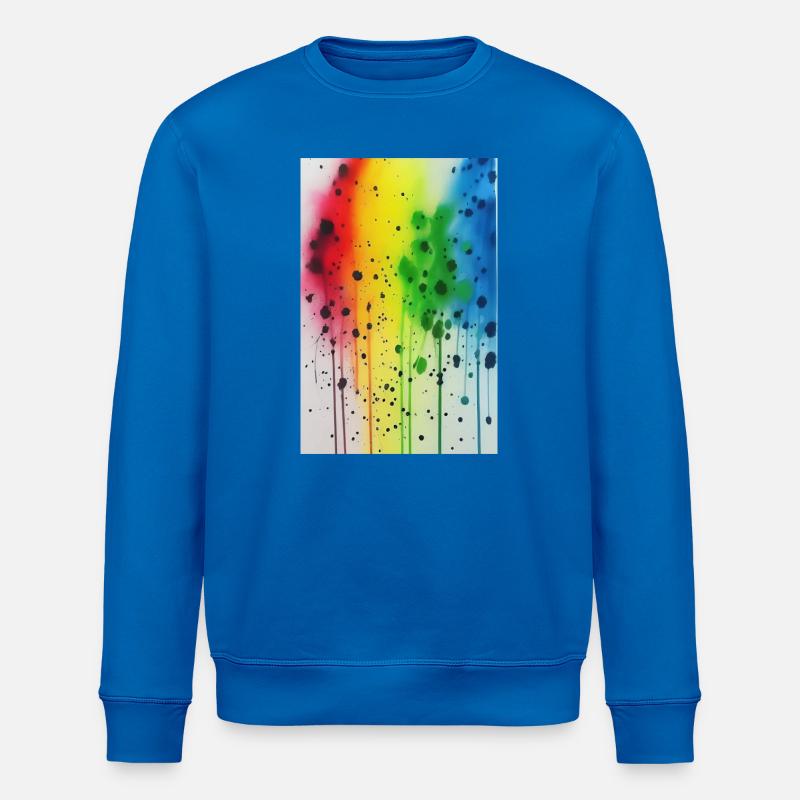 Farbspritzer - Stanley/Stella Unisex Bio-Sweatshirt ROLLER - Königsblau