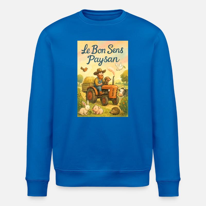 Bäuerlicher gesunder Menschenverstand - Stanley/Stella Unisex Bio-Sweatshirt ROLLER - Königsblau