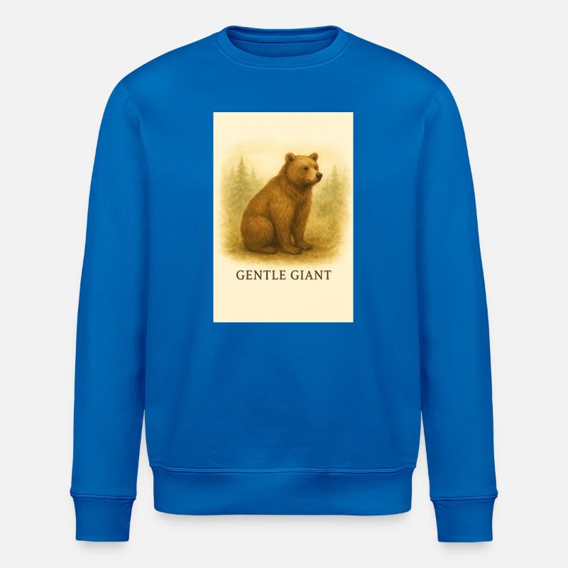 Weicher Riesenbär - Stanley/Stella Unisex Bio-Sweatshirt ROLLER - Königsblau