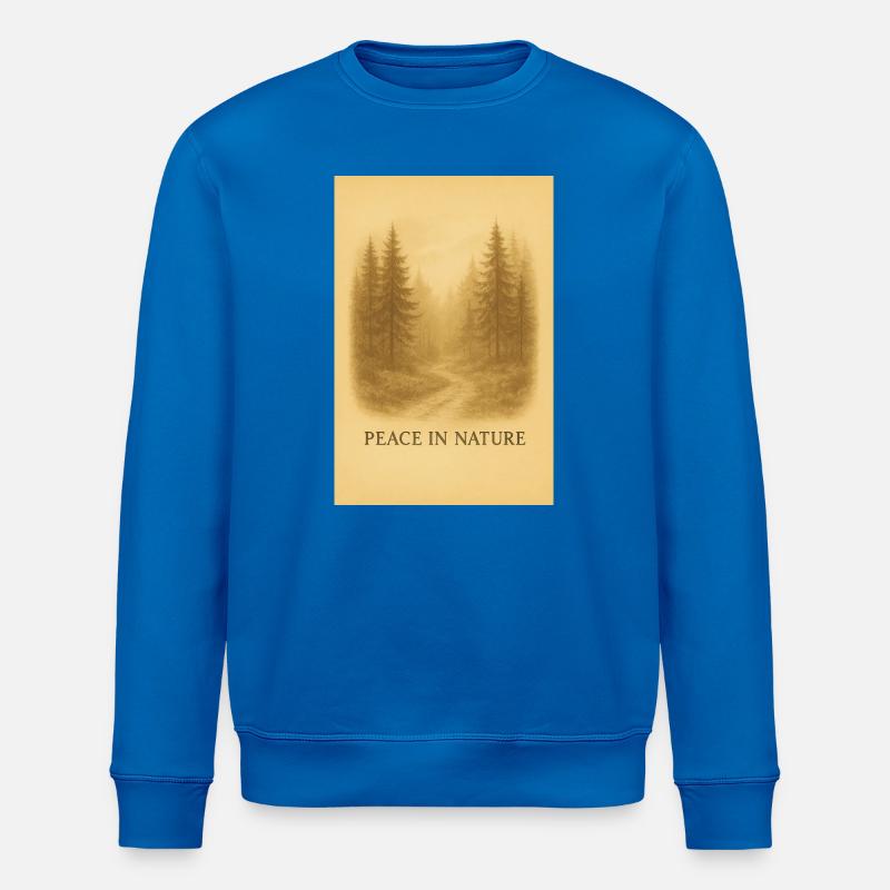 Ruhe im Waldweg - Stanley/Stella Unisex Bio-Sweatshirt ROLLER - Königsblau