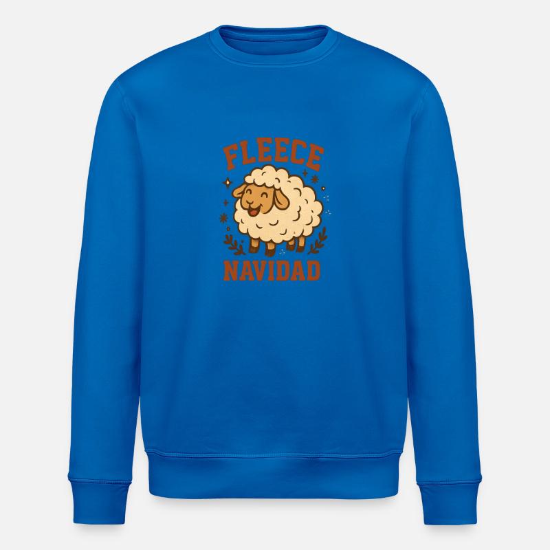 Fleece Navidad Schäfchen - Stanley/Stella Unisex Bio-Sweatshirt ROLLER - Königsblau