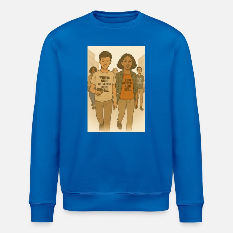 Mitreden  - Stanley/Stella Unisex Bio-Sweatshirt ROLLER - Königsblau