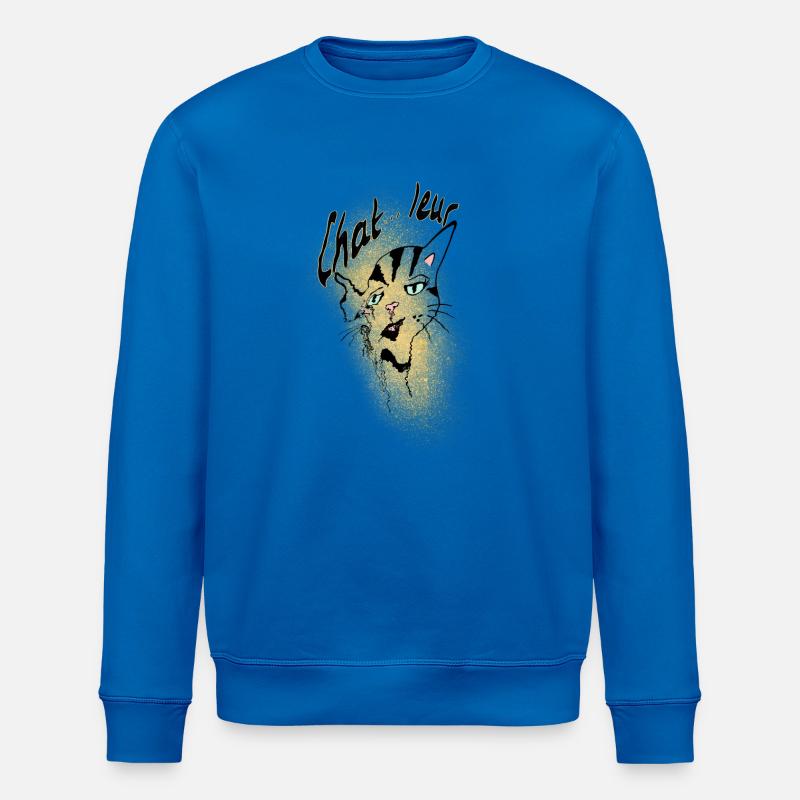 Chaleur d’été - Sweat bio ROLLER Stanley/Stella Unisexe - bleu roi