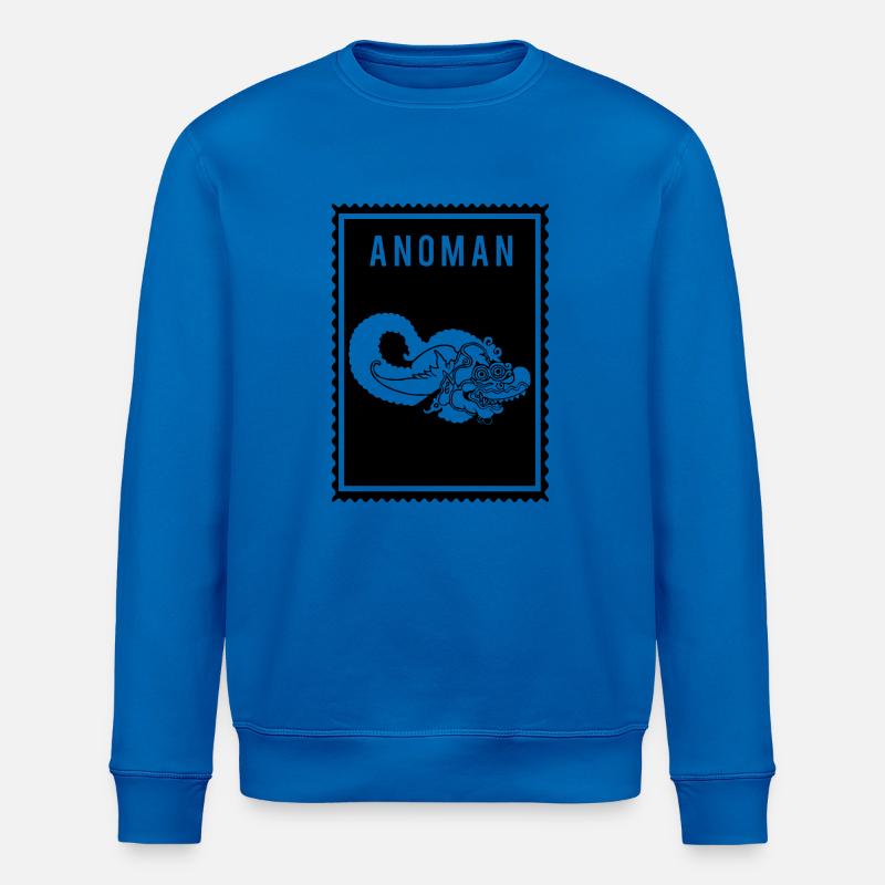 Anoman - Wayang - Sweat bio ROLLER Stanley/Stella Unisexe - bleu roi