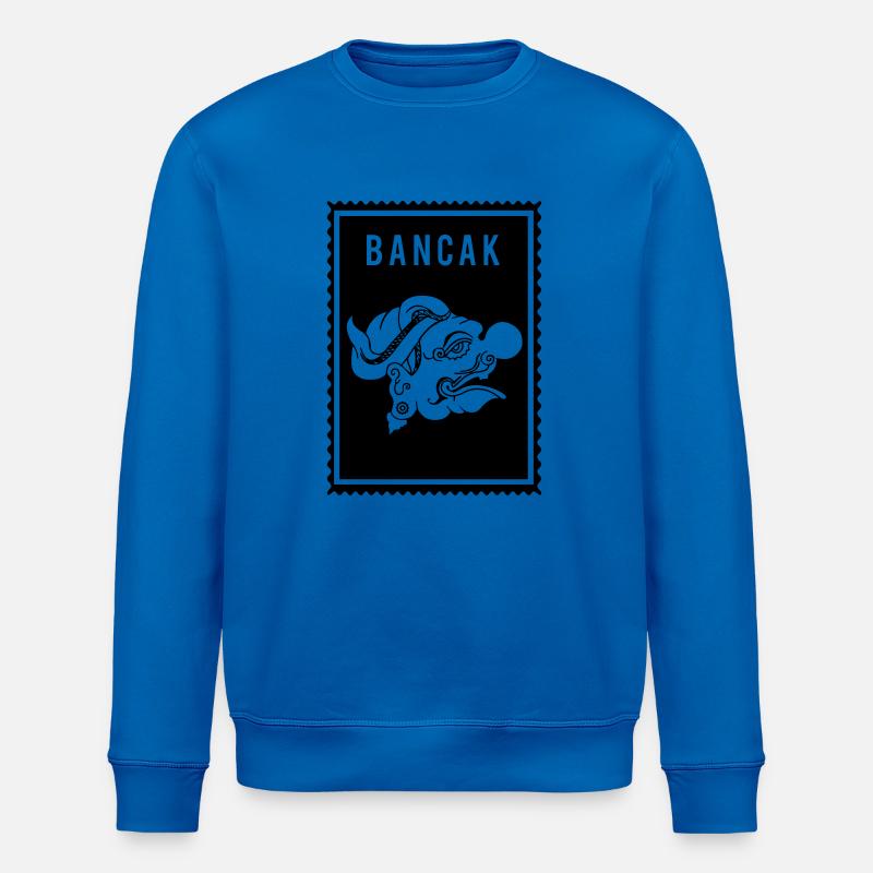 Bancak - Wayang - Stanley/Stella ROLLER Unisex Organic Sweatshirt - royal blue