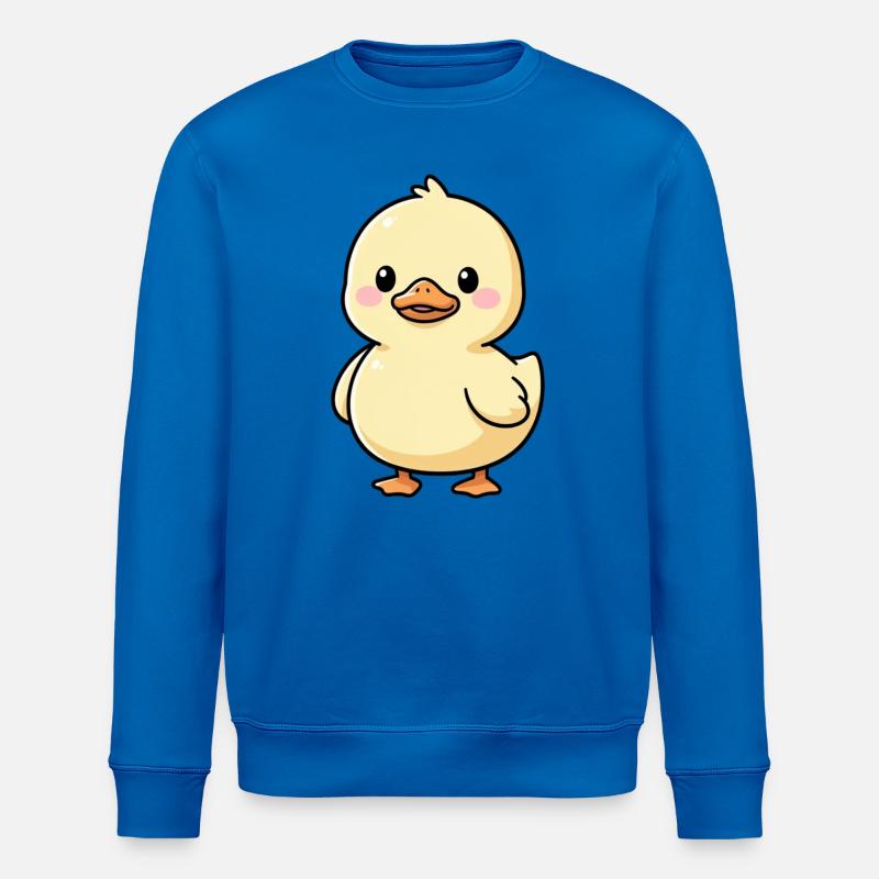 cadeau de canard mignon - Sweat bio ROLLER Stanley/Stella Unisexe - bleu roi