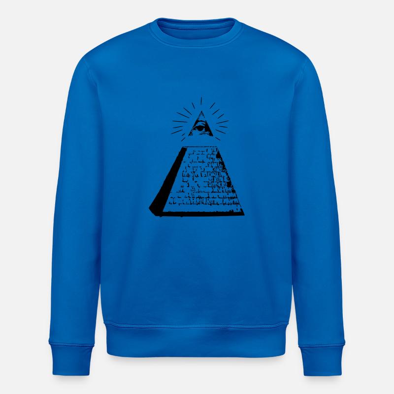 Pyramide - Sweat bio ROLLER Stanley/Stella Unisexe - bleu roi