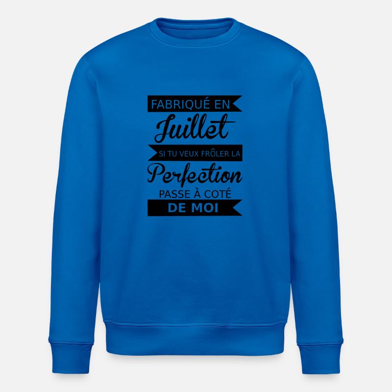 Fabriqué en juillet - Stanley/Stella Unisex Bio-Sweatshirt ROLLER - Königsblau
