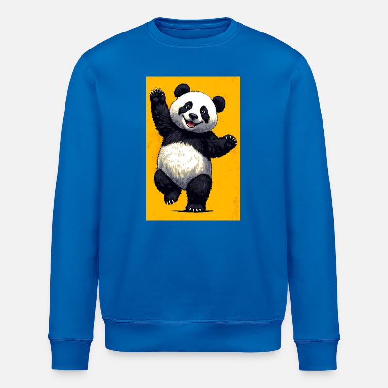 Panda - Stanley/Stella Unisex Bio-Sweatshirt ROLLER - Königsblau