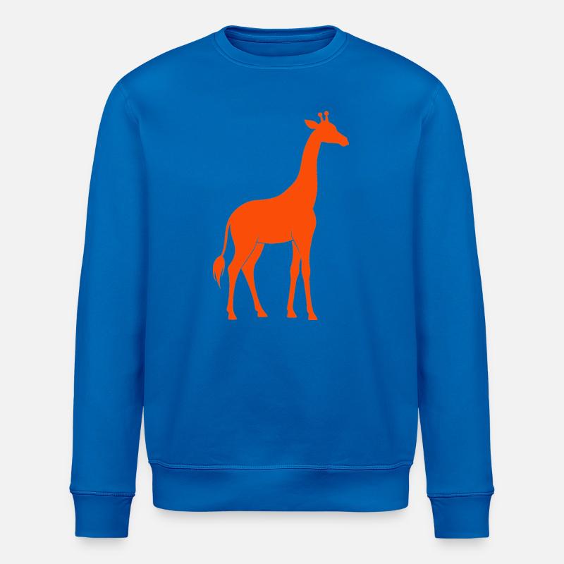 giraffes - Stanley/Stella ROLLER Unisex Organic Sweatshirt - royal blue