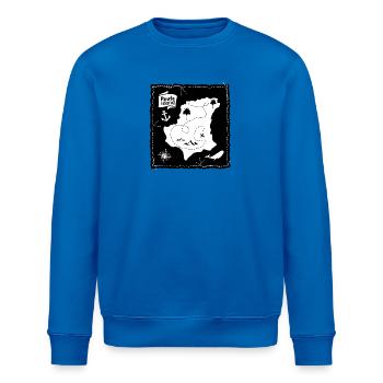 Pirate island - Sweat bio ROLLER Stanley/Stella Unisexe - bleu roi - Devant - Nik (191cm)