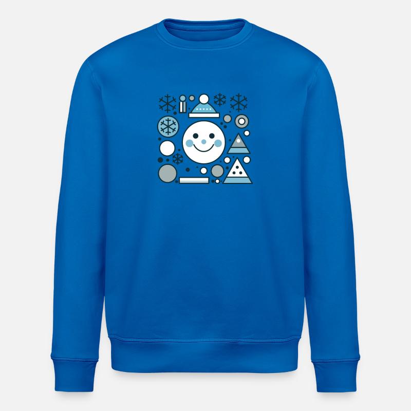 Frosted Whimsy theme - Stanley/Stella ROLLER Unisex Organic Sweatshirt - royal blue