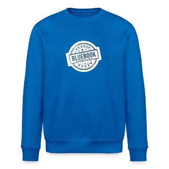 Bluebook Approved Design für EU-Trainees - Stanley/Stella Unisex Bio-Sweatshirt ROLLER - Königsblau - Vorne - Nik (191cm)