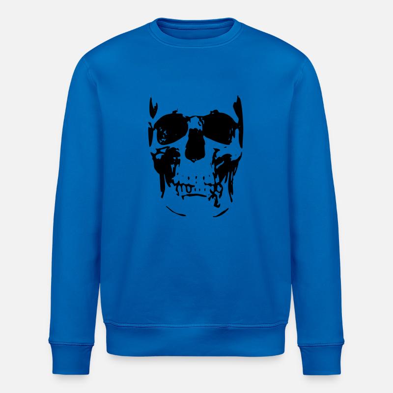 Schädel 2 - Stanley/Stella Unisex Bio-Sweatshirt ROLLER - Königsblau