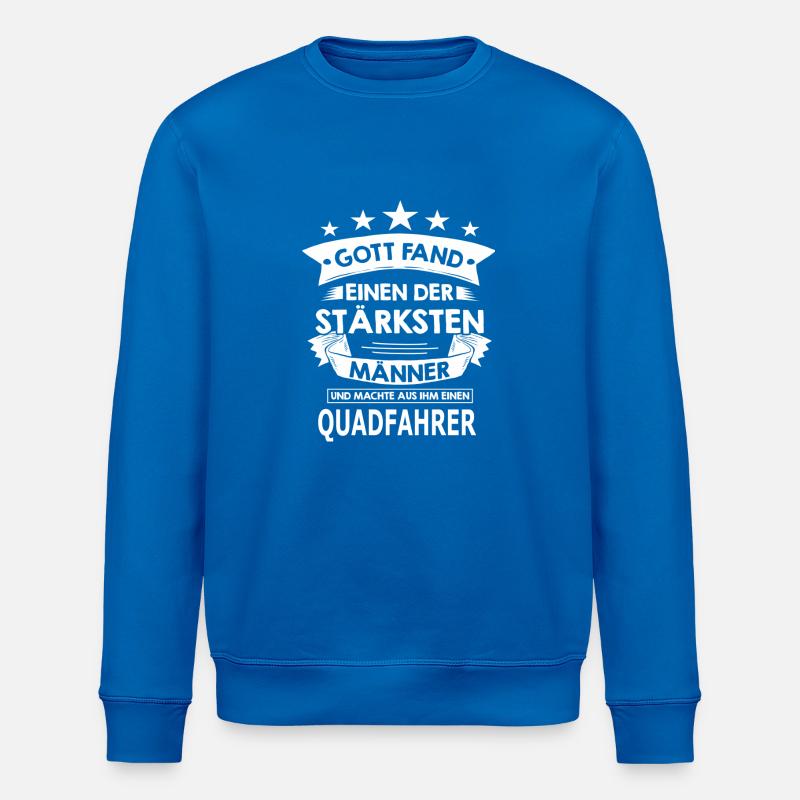 quadfahrer - Stanley/Stella Unisex Bio-Sweatshirt ROLLER - Königsblau