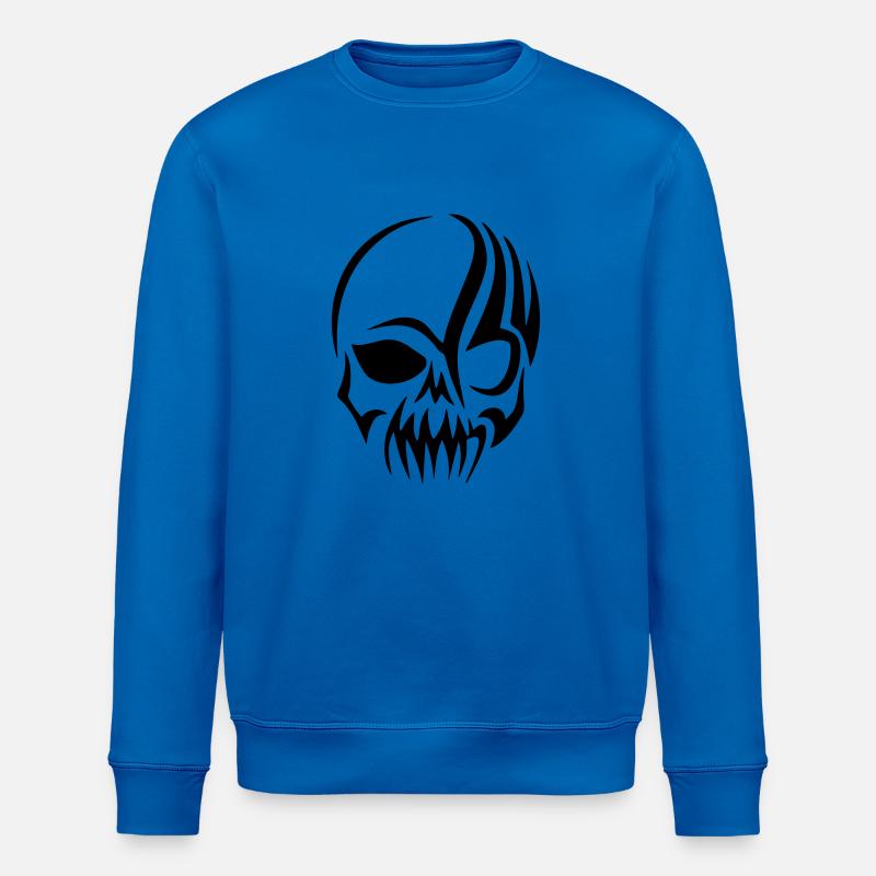 Totenkopf - Stanley/Stella Unisex Bio-Sweatshirt ROLLER - Königsblau