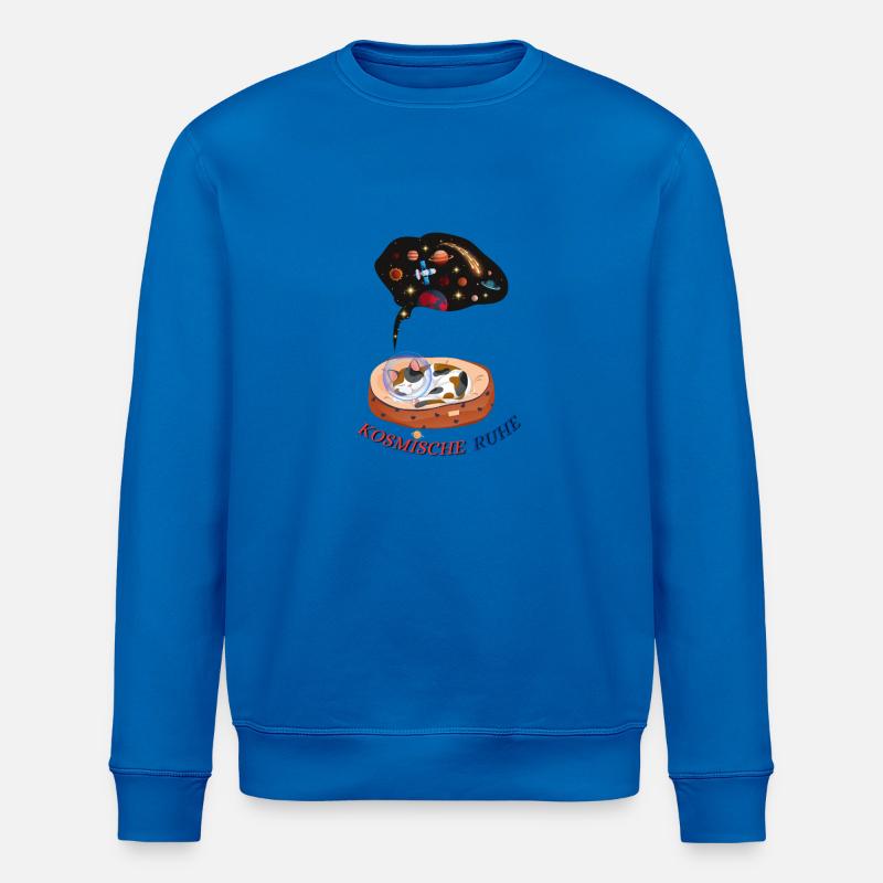 Träumende Katze - Stanley/Stella Unisex Bio-Sweatshirt ROLLER - Königsblau