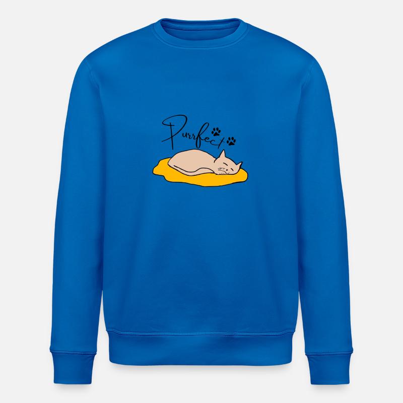 Purrfect - Stanley/Stella Unisex Bio-Sweatshirt ROLLER - Königsblau