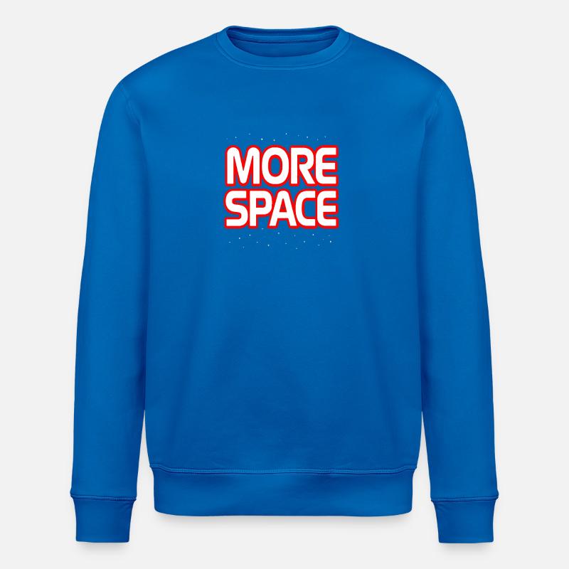 Plus de texte néon spatial - Sweat bio ROLLER Stanley/Stella Unisexe - bleu roi