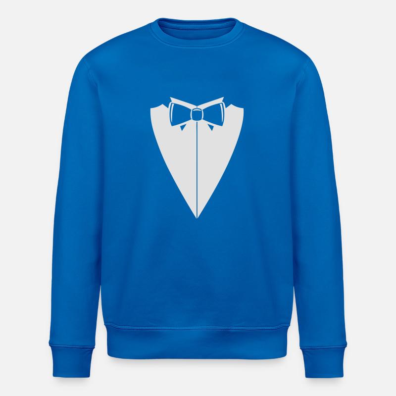 Fliege mit Hemdkragen D - Stanley/Stella Unisex Bio-Sweatshirt ROLLER - Königsblau